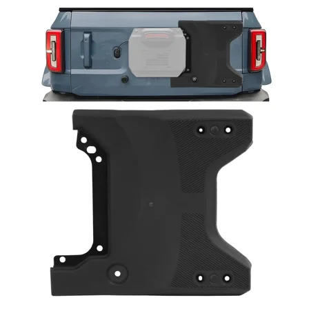 Kojem Spare Tire Tailgate Hinge Reinforcement Bracket for 2022-2025 Ford Bronco Raptor
