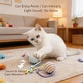 thumbnail image 6 of Cat biting the rope,Cat Toys Balls for Indoor Cat Kitten to Relieve Boredom,Interactive Cat Toy with Two-Colour Cotton Rope for Indoor Cats for Chasing Biting Chewing,juguetes para gatos YE, 6 of 9