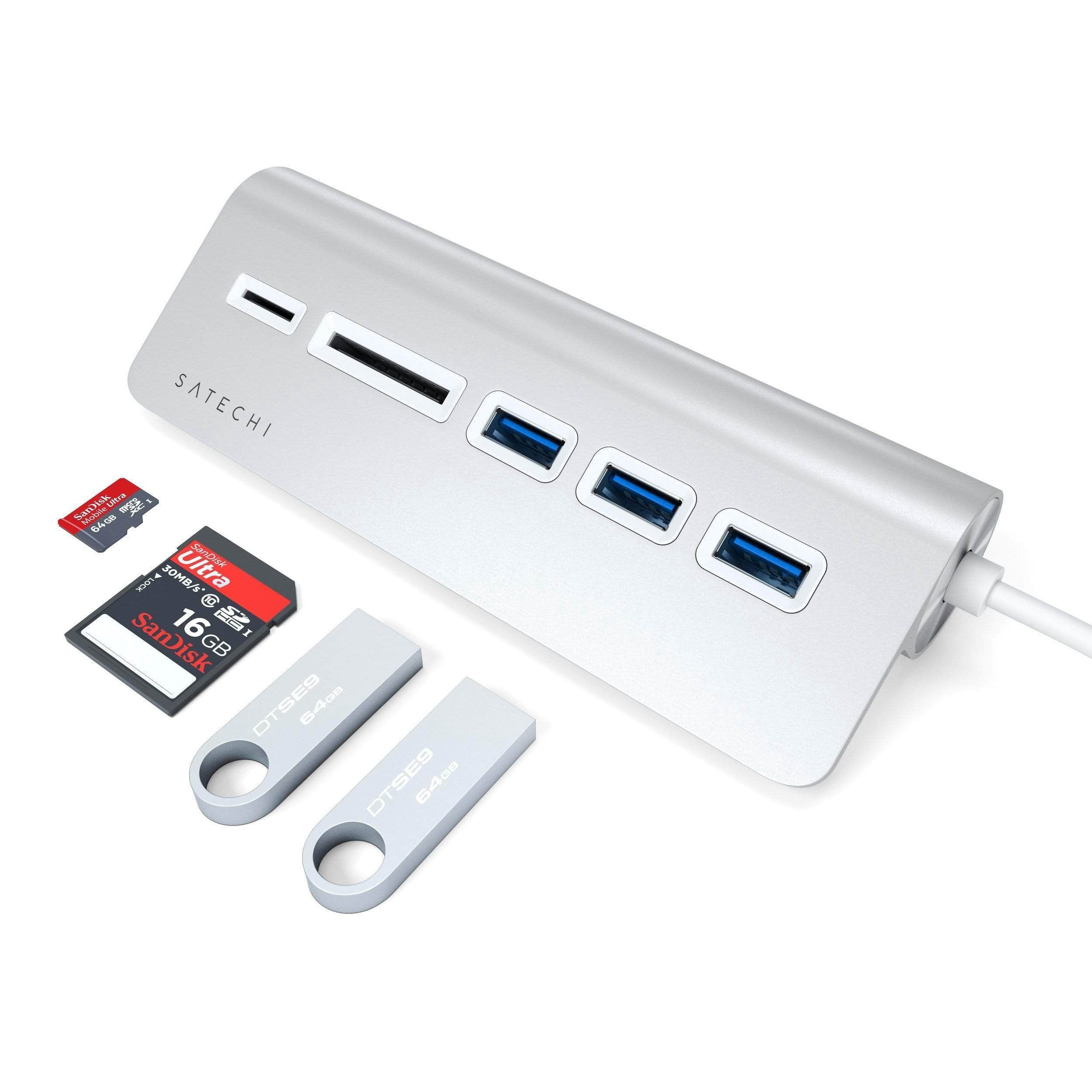 Satechi 5-In-1 USB Type-C Combo Hub for Desktop, Space Gray