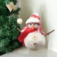 thumbnail image 3 of Bwiyojiz Christmas Decorations Home Decor Decoration Holiday Products Plush Snowman Supplies Hanging, Gifts for Women, Red, 3 of 6
