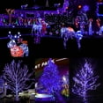 thumbnail image 2 of Somnr Solar Christmas Lights Rope String Lights 33ft 100 LED Holiday Fairy Decoration String Lights for Indoor,Outdoor Patio, Lawn, Garden (Purple), 2 of 8