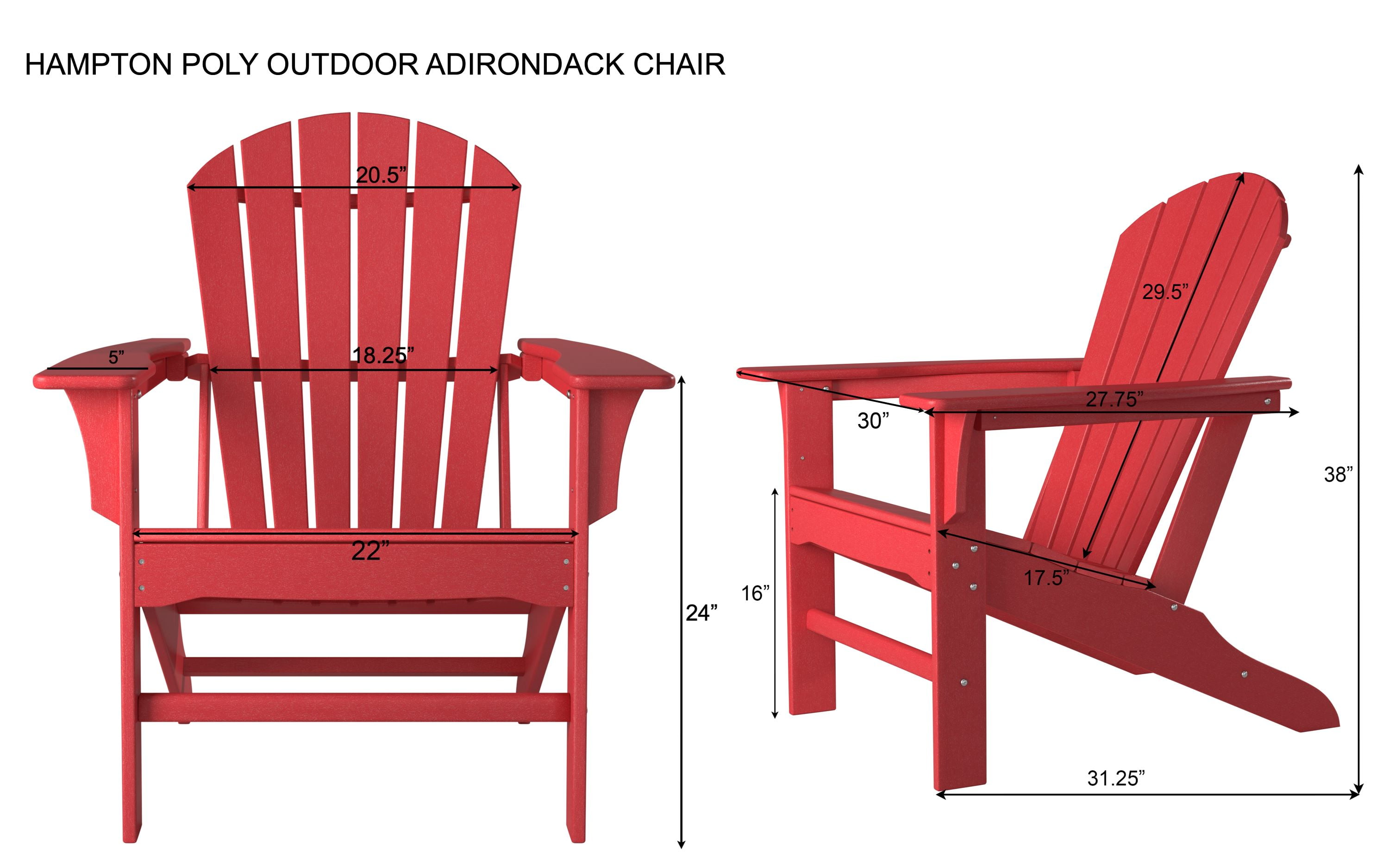 Red adirondack chairs walmart new arrivals