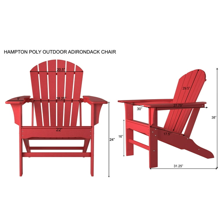 Patio leisure line adirondack chair red new arrivals