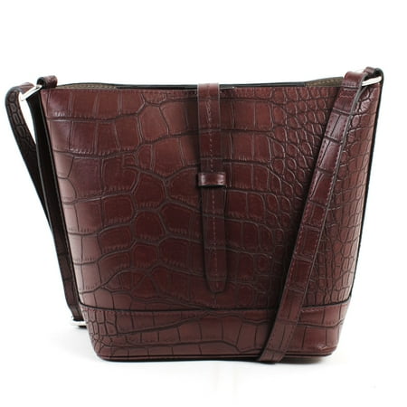 Emilie M Loren Pvc Crossbody Bucket Handbag Brown Emilie M Loren Pvc Crossbody Bucket Handbag Brown