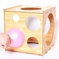 thumbnail image 4 of Kit de arco perfecto y caja de medición para cumpleaños, decoraciones de bodas, medidor de globos de cubo de madera plegable para fiestas, 4 of 8