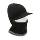 thumbnail image 3 of 2 gorros de invierno de una pieza, gorros térmicos gruesos combinados para ciclismo, color negro 2 piezas, 3 of 8