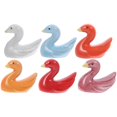 thumbnail image 1 of Cute Duck Chopsticks Rest Ceramic Spoon Fork Holder for Home Use 6pcs Multi Color, 1 of 4