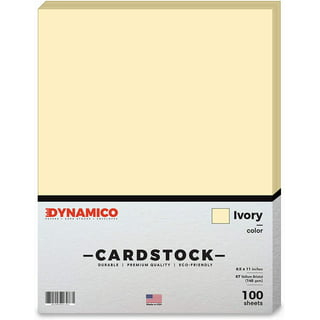  100 Sheets Cream Cardstock 8.5 x 11 Ivory Paper, Goefun Off  White Card Stock Printer Paper for Cards Making, Office Printing, Paper  Crafting : Arts, Crafts & Sewing