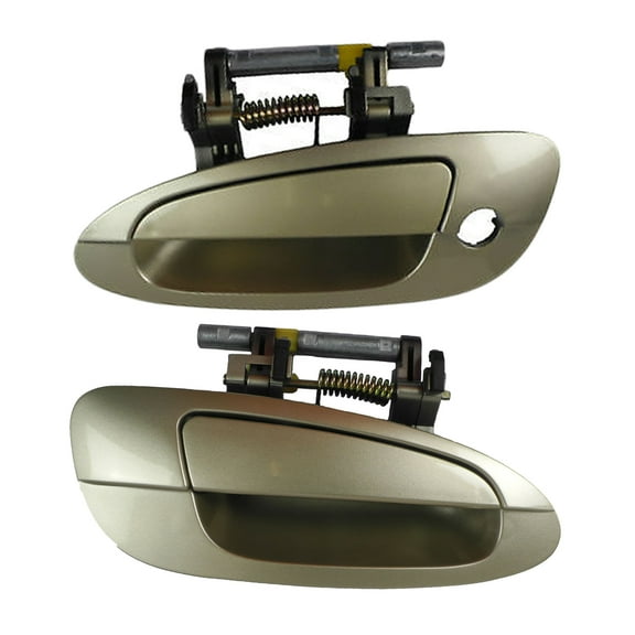 CF Advance For 02-06 Nissan Altima EY1 Velvet Beige Metallic Front Pair Set 2PCS Outside Door Handle 2002 2003 2004 2005 2006