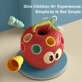 thumbnail image 1 of Marioneta de dedo de Apple juego de gusano Color cognitivo Montessori Tmvgtek juguetes para niños Regalos divertidos, 1 of 9