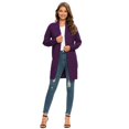 thumbnail image 5 of HAOMEILI Women's Long Cardigan Sweater 2024 Fall Fashion Casual Oversized Knit Open Front Coatigan Jacket Coat Trendy Outfits, 5 of 6