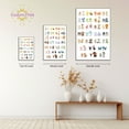 thumbnail image 4 of Eastern Print Educational Cute Alphabet Posters, Abc Animals Charts For Kids Home Decor, Kids Study Material Wall Art for Nursery, Classroom, Bedroom, Pre School Alphabet Wall Poster, UNFRAMED, 8x12, 4 of 4