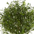 thumbnail image 3 of Nearly Natural 9229 5 in. Olive Topiary Artificial Tree in White Planter, 3 of 4