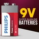 thumbnail image 4 of Batería alcalina PHILIPS de 9 V para detector de humo (paquete de 8), 4 of 7