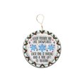 thumbnail image 1 of Decoraciones de Árboles de Navidad, Colgante de Amistad de Acrílico Circular Personalizado, Interesantes Ornamentos de Vacaciones para Árboles de Navidad Puertas Mochilas, Decoración Del Hogar, 1 of 4