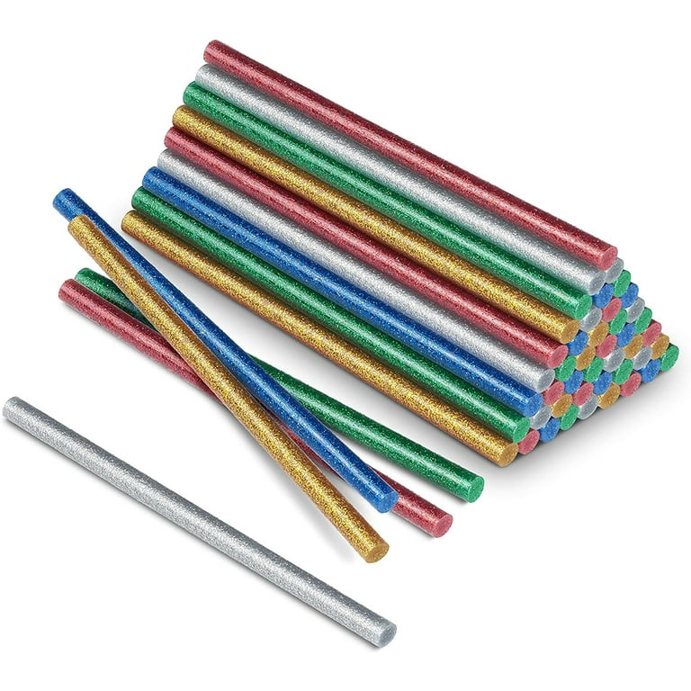 36Pcs Colorful Hot Glue Gun Sticks 0.43X7.87, 12Colors