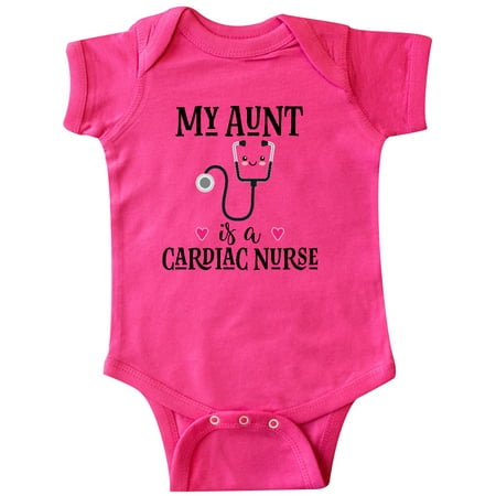 

Inktastic My Aunt is a Cardiac Nurse Gift Baby Girl Bodysuit