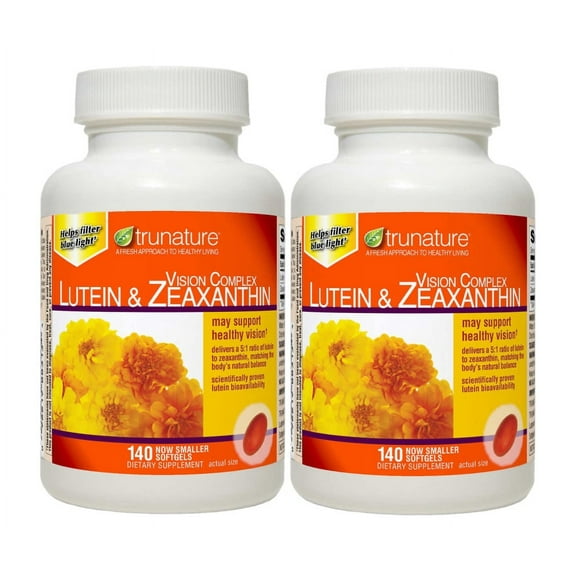 2 Pack | Trunature Vision Complex Lutein & Zeaxanthin, 140 Softgels