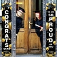 thumbnail image 4 of geerera Graduation Decorations Class of 2025, Congrats Grad Banner Hanging Flags Porch Sign,Party Decorations Supplies, Welcome Hanging Door Decor for Indoor Outdoor, 4 of 6