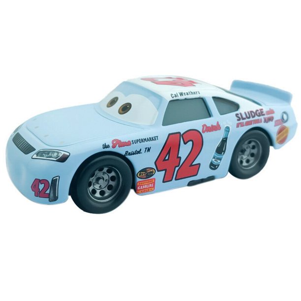Disney Pixar-coche de carreras de aleación de Metal fundido a presión para niños, coches 3, Frank, cosechadora, camión de bomberos, Rayo McQueen, Mater, hudson 1:55 hola suerte unisex