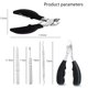 thumbnail image 2 of Cortaúñas para uñas gruesas, cortaúñas para uñas encarnadas, kit de pedicura resistente de 5 piezas para hombres y mujeres, 2 of 8