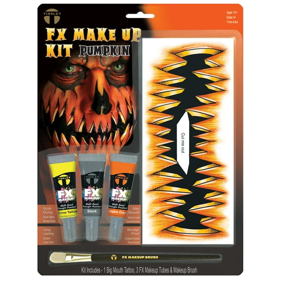 Pumpkin Fx Makeup Kit Costume Accessory