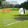 thumbnail image 4 of KFFKFF Folding Lacrosse Baseball Rebounder 3x4ft Volleyball Bounce Back Net Softball Bounce Pinchback Net Adjustable Angle Shooting Practice, 4 of 8