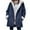 AA-Blue, variant on Winter Coats for Women Fashion Horn Button Long Jackets Fleece Sherpa Lined Warm Pea Coat Outerwear, White, S