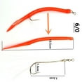 thumbnail image 7 of 5Pcs Codfishfishing Eel Tube Jig Bait Shank Offset Hook Barbed Octopus Hook, 7 of 7