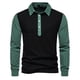 thumbnail image 3 of Mens Slim Fit Dress Shirt Long Sleeves Outdoor Casual Shirts Office Top Daily, 3 of 8