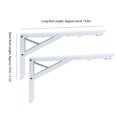 thumbnail image 4 of Soporte Plegable de Servicio Pesado, Soporte de Estante de Pared de Metal, Soporte de Mesa 2 Piezas para el Soporte triangular plegable, Trypode Móvil,,, 4 of 7