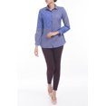 thumbnail image 3 of Chemise Décontractée pour Femmes Bleue, 3 of 3