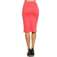 thumbnail image 3 of Women's Casual Fitted Midi Pencil Skirt, 3 of 5