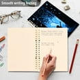thumbnail image 4 of FORMRS 1-Subject Spiral Notebook 8" x 5" College Ruled 60 Refillable Sheet, 2 Pack, Blue Butterfly, 4 of 7