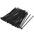 thumbnail image 2 of Unique Bargains 150pcs Cable Zip Ties, 6 Inch x 0.11 Inch Self-Locking Nylon Tie Wraps Black, 2 of 4