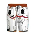 thumbnail image 4 of Cartoon Family Guy Men's Short Pajama Pants Lightweight Daily Lounge Shorts Bottoms Sleepwear Cozy Soft Home Pajama Pants Shorts, 4 of 9