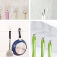 thumbnail image 5 of Jinsinto 12x Transparent Waterproof Adhesive Hooks Suitable for Living Room Bathroom Kitchen, 5 of 5