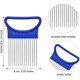 thumbnail image 5 of 4 Pieces Stainless Steel Onion Cutter Vegetable Tomato Holder Cutter for Kitchen Workers Safety Cooking Tools, 4 Colors, 5 of 5