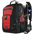 thumbnail image 1 of 52L Extra Large Laptop Backpack, Travel Computer Bag with USB Port, TSA-Approved Business Rucksack for Men Women, Heavy Duty Backpack Fits 17.3 Inch Laptop & Notebook, Red, 1 of 1