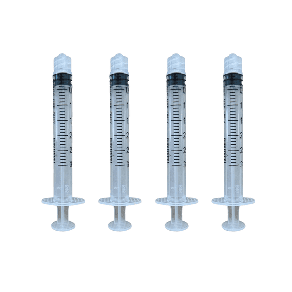 Elimedical Veterinary Syringe Without Needle, Luer Lock 3cc 100pcs/box 03LT