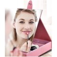 thumbnail image 2 of Student Mirror, Makeup Mirror, Desktop Vanity Mirror with Storage Box, Folding Dormitory Priess Mirror, Desktop Makeup Mirror., 2 of 8
