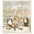 thumbnail image 3 of Randolph Caldecott 15x17 Black Modern Framed Museum Art Print Titled - Sing a Song for Sixpence Pl.5 (1887), 3 of 5