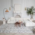 thumbnail image 3 of Rug Branch Atlas Fractal Indoor Area Rug, Beige Grey, Modern - Living Room, Bedroom, Dining Room, and Kitchen, 3 of 8