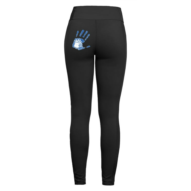 YUHAOTIN Thermal Leggings for Women Pants Printed High Tight Fitting Sports  Fitness Peach Pants Waist Yoga Yoga Pants Yoga Pants with Pockets for