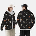 thumbnail image 6 of Balery Funny Chicken Men's Women's UPF 50+ Sun Protection Lightweight Hoodie Performance Long Sleeve Shirt for Fishing Running-3X-Large, 6 of 9