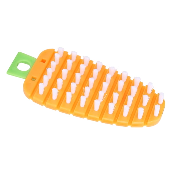 Cepillo para Verduras con Forma de Zanahoria Cepillo para Fregar Patatas Limpiador de Frutas Fregador de Cocina Naranja ANGGREK Otros
