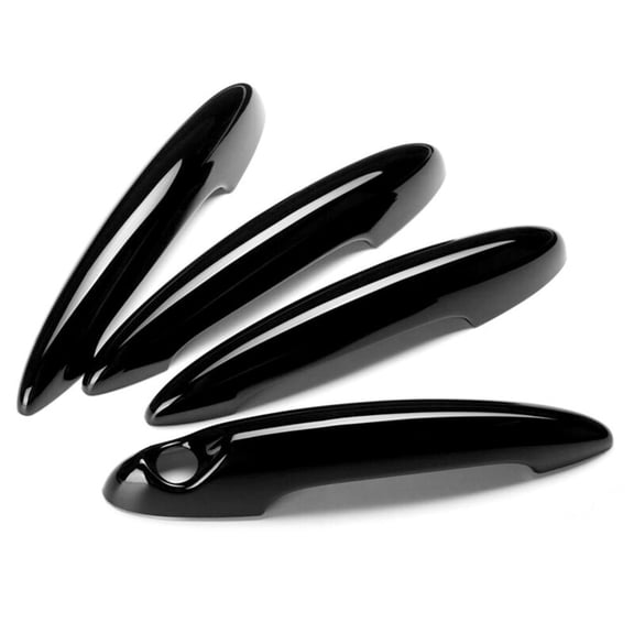 KDJ 4Pcs Gloss Black Door Handle Covers Trim For for mini R60 COUNTRYMAN for cooper S 11-16