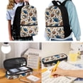 thumbnail image 2 of Uorisanigo Rugby Ball Design Backpack for Boys Girls Backpack With Lunch Bag & Pencil Case & Water Bottle Sleeve, Kids School Backpacks Universal Camping Daypack Fit Kids Teens, 2 of 7