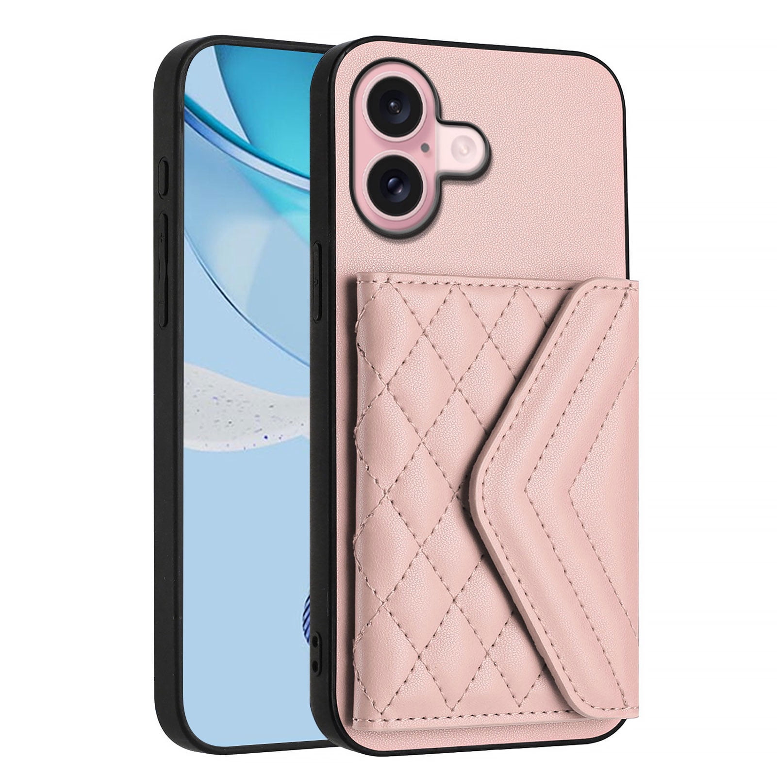 Case for Moto G Play 2024 4G Crossbody wallet cover, with card holder, leather material, equipped with a long shoulder strap, shockproof flip-top phone case