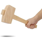 TILIYHELLO Small Wooden Mallet, Professional Carpenter Hammer Wooden Mallet Hammer Woodworking Tool